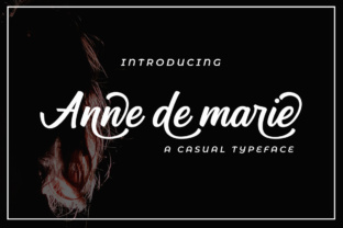 Anne De Marie: A Striking Script Font for Web Design