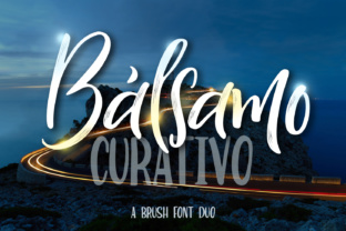 Bálsamo Curativo Duo Font for Crafters