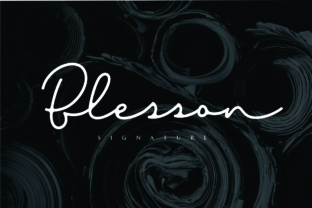 Blesson: Modern Signature Typeface for Campaigns