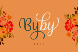 Byby: An Elegant Script Handwritten Typeface for Editorial Design