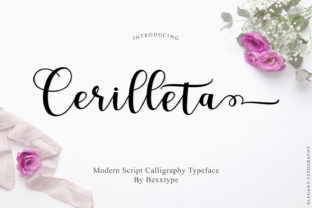 Cerilleta Script: A Chic Typeface for Makers