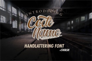 Codename: A Handpainted Typeface for Branding