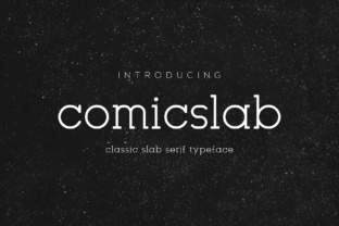 Comic Slab Font for Modern Web Design