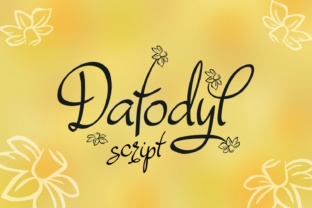 Dafodyl: A Floral Handwritten Typeface for Editorial Design