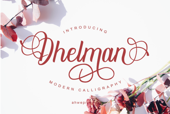 Dhelman Script Typeface for Editorial Design