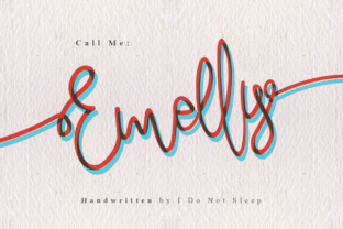 Emelly Script Font for Handmade Brands