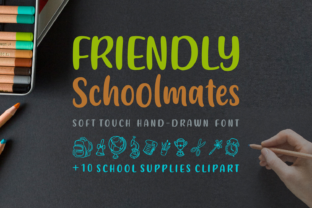 Friendly Schoolmates Font for Handmade Brands