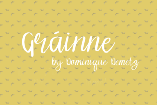 Gráinne: A Modern Script Handwritten Font for Makers