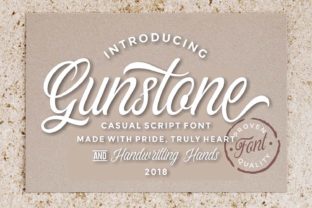 Gunstone Script Font Review for Brand Designers