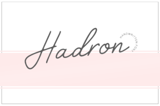 Hadron: The Script Handwritten Font for Modern Campaigns