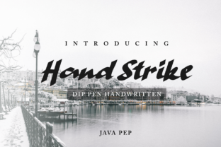 Hand Strike Typeface for Bold Campaign Designs