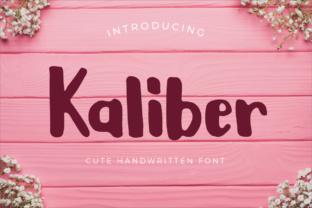 Kaliber: The Handwritten Font for Modern Branding