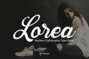 Lorea: A Modern Script Font for Makers