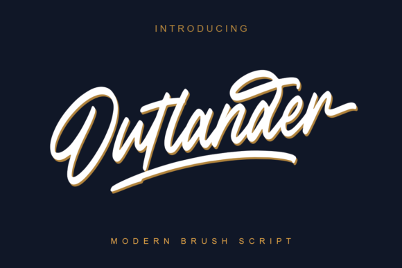 Outlander Brush Script: A Premium Typeface for Web Design