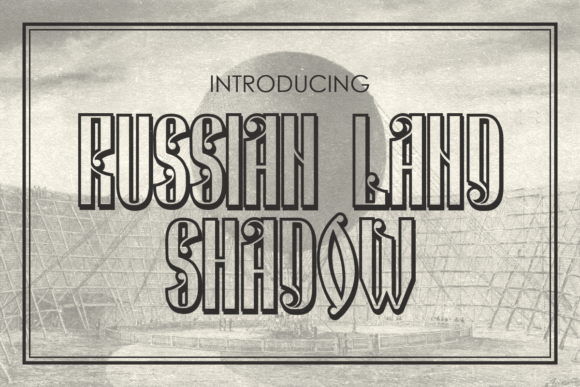 Russian Land Font for Bold Marketing Visuals