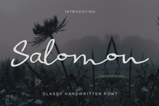 Salomon: A Handwritten Font for Elegant Editorial Design
