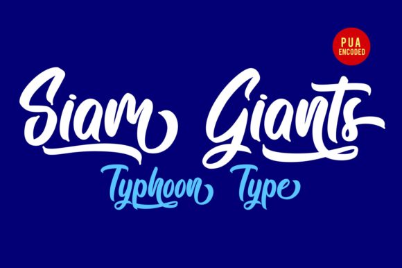Siam Giants: Elegant Script Font for Crafters
