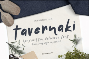 Tavernaki: A Handwritten Font for Makers