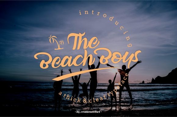 The Beach Boys Font for Elegant Business Branding