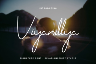 Viyanillya: A Script Handwritten Font for Digital Design